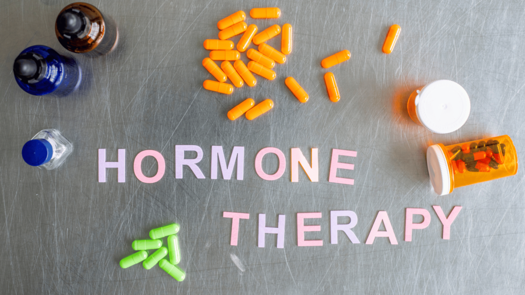 hormone replacement therapy written using medicine pills