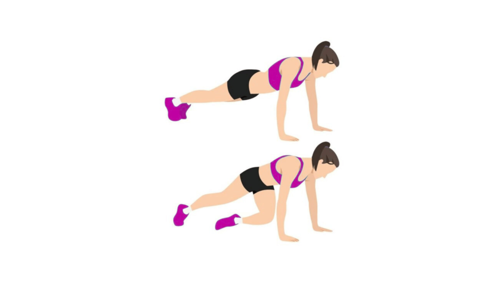 HIIT for Beginners Exercise - Mountain Climbers